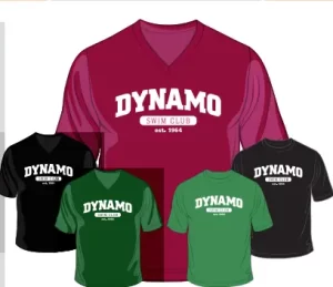 Crew T Shirts - Dynamo Swim Club